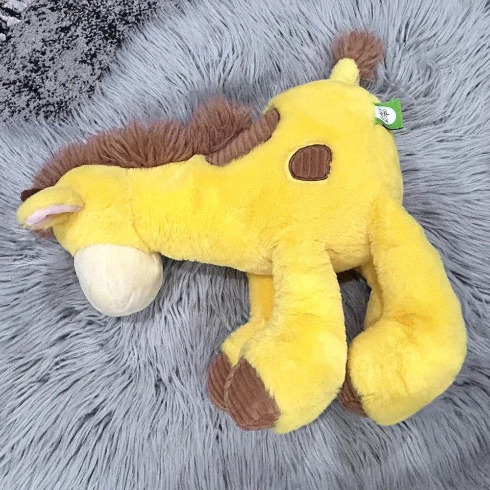 Giggle Scape Yellow Giraffe Plush Sitting 14